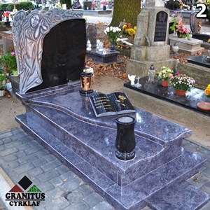 2 nagrobek pojedynczy anioł